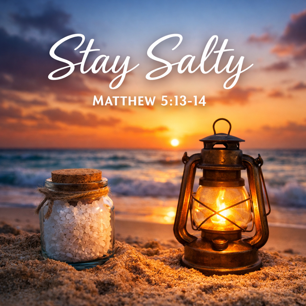 🌊 Stay Salty Meaning (Matthew 5:13–14) What It Really Means to Be the Salt and Light of the World