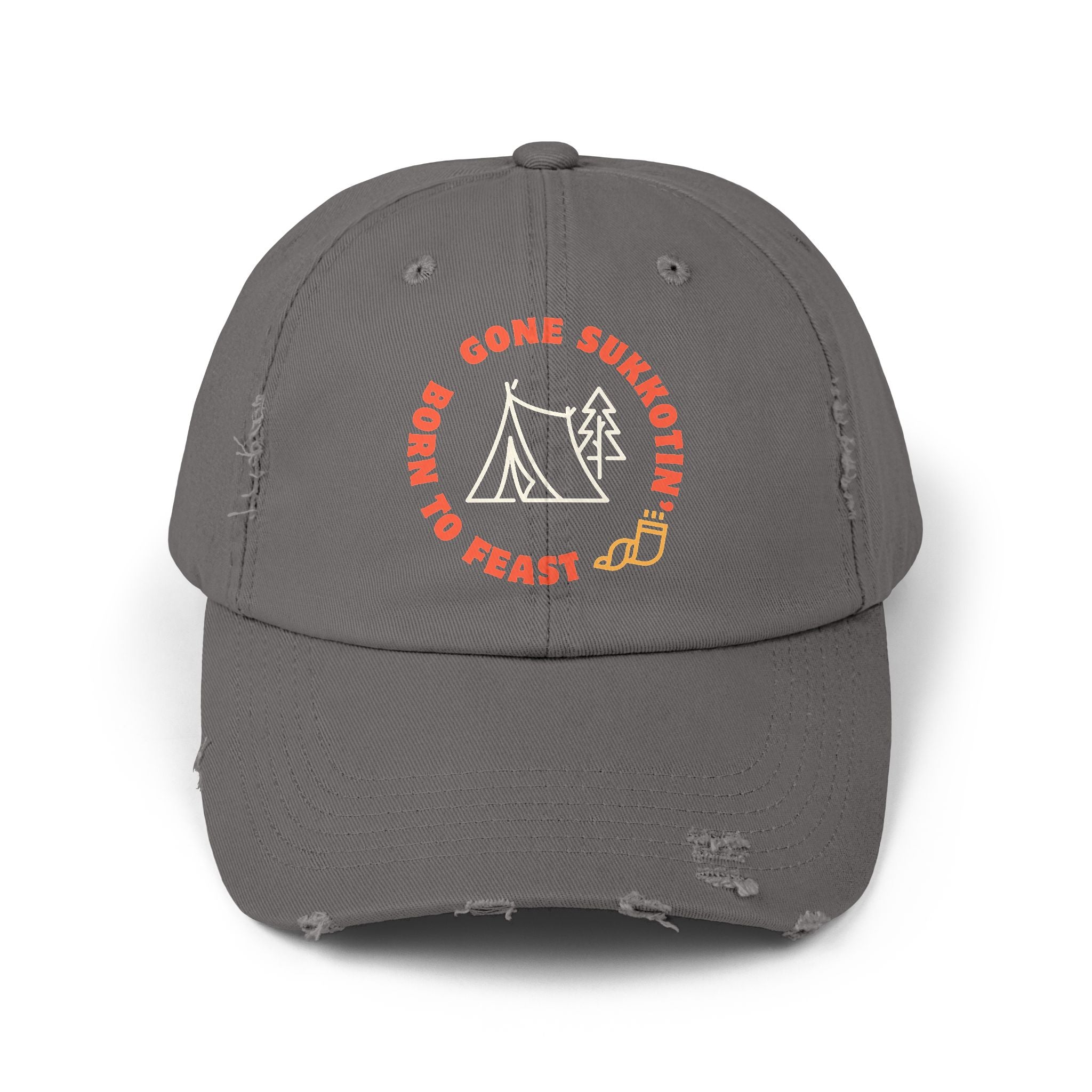 Sukkot Hat | Feast of Tabernacles Cap | Gone Sukkotin Born to Feast | Shofar Hat | Hebrew Roots Apparel | Christian Camping Hat