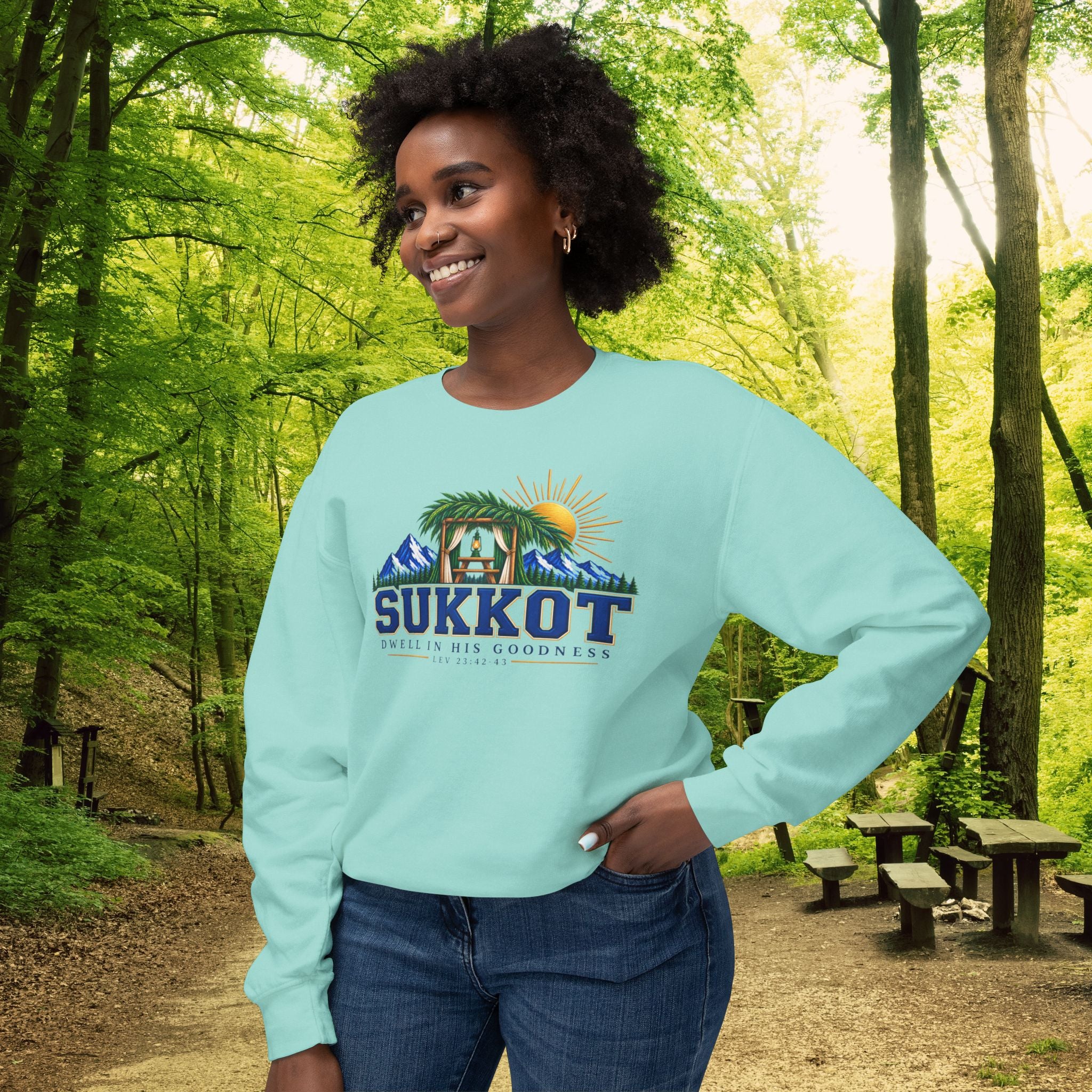 Dwell in His Goodness Sukkot Sweatshirt