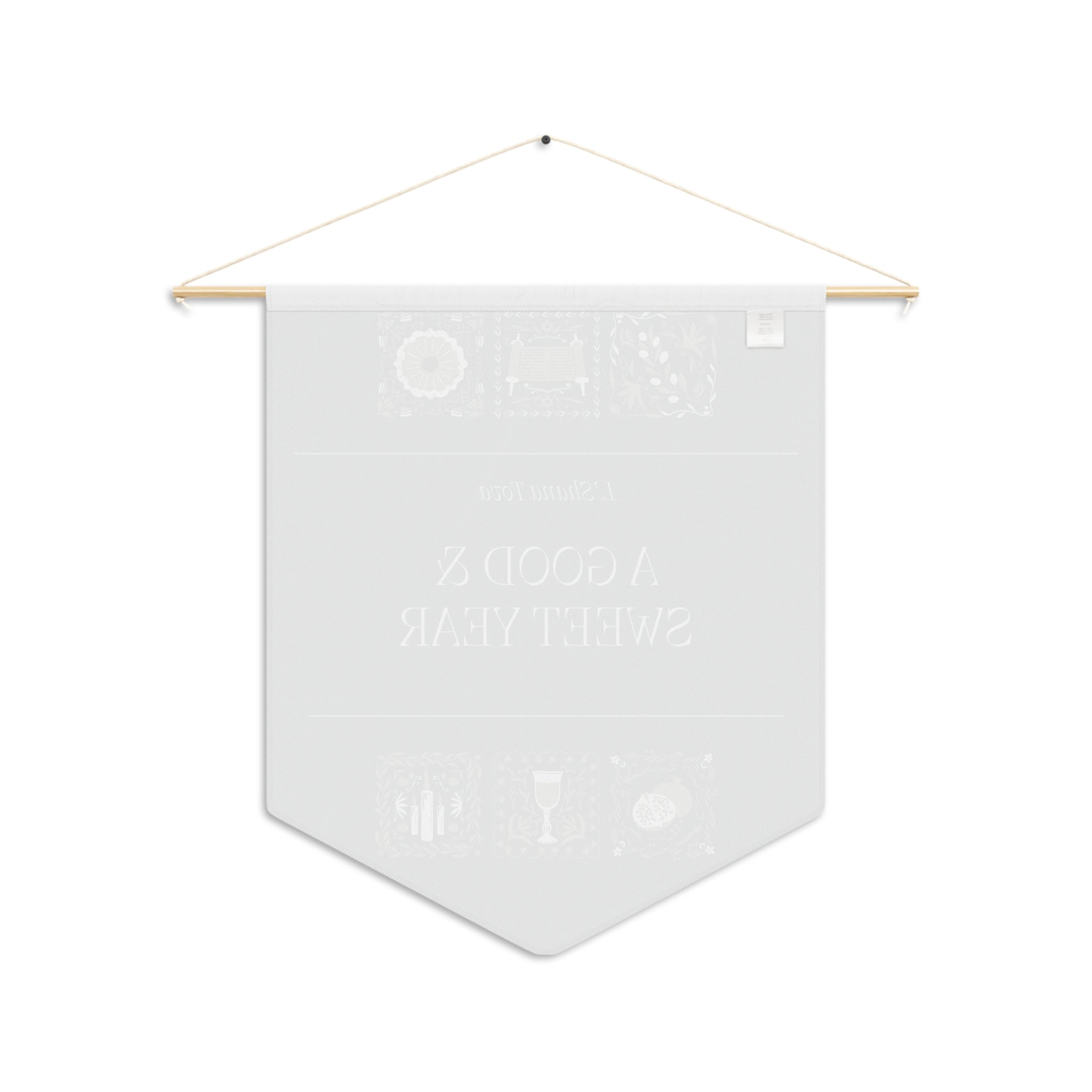 A Good & Sweet Year | L’Shana Tova Wall Pennant