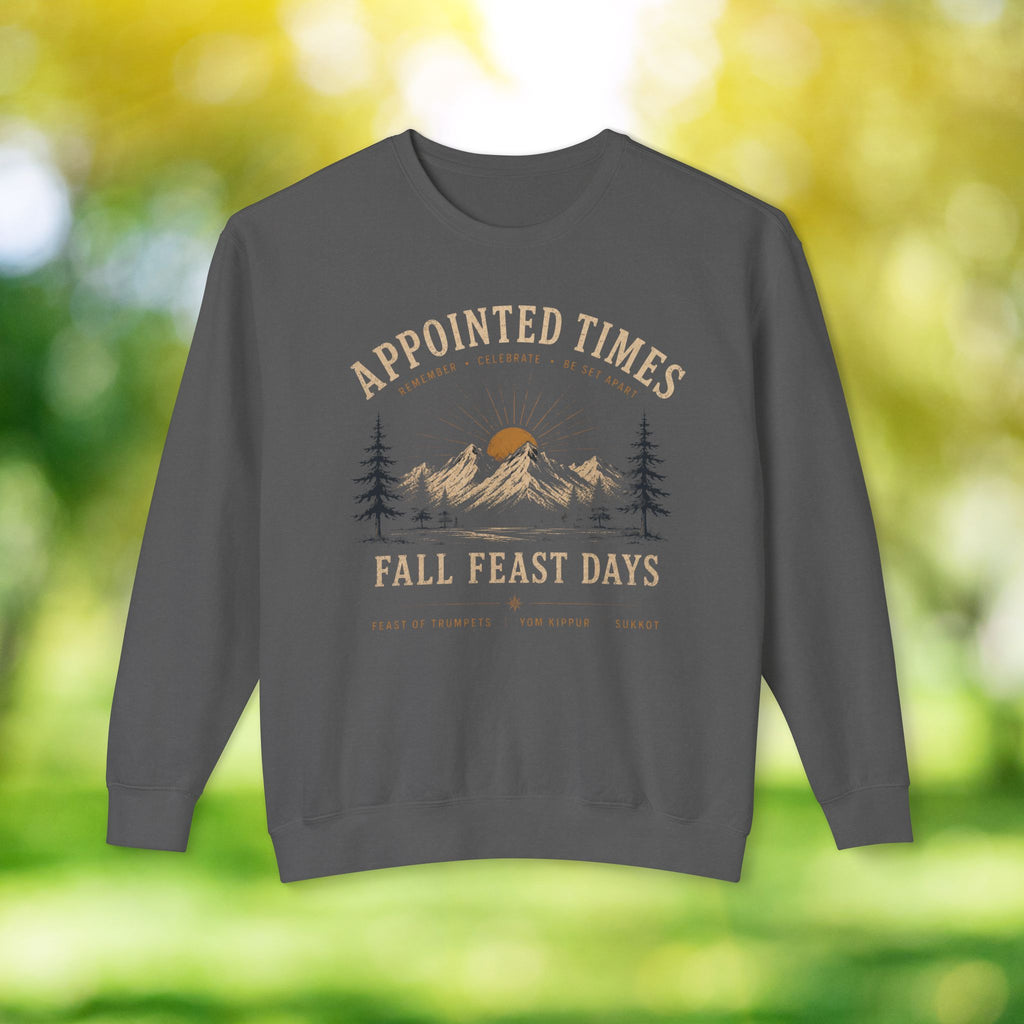 Fall Feast Days Sweatshirt | Feast of Trumpets, Yom Kippur & Sukkot Crewneck