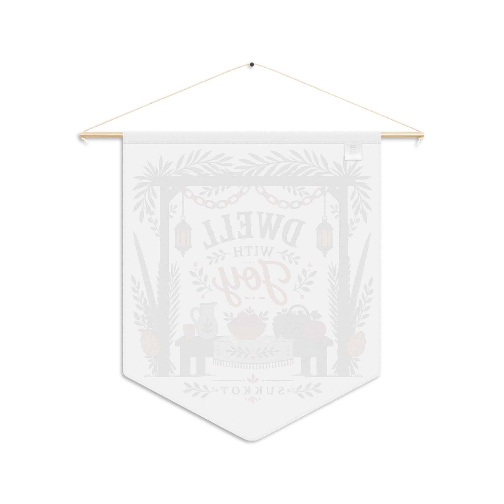 Dwell With Joy | Sukkot Pennant