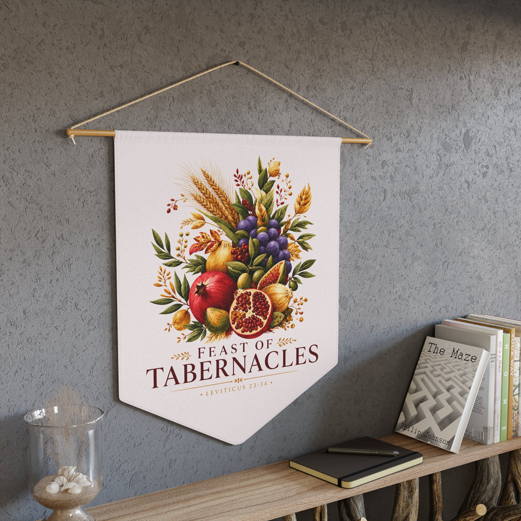 Feast of Tabernacles | Sukkot Harvest Wall Pennant