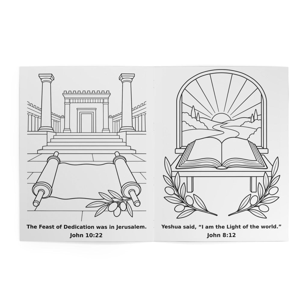 My First Hanukkah Coloring Book for Kids Ages 3–6 | Messianic Little Learners