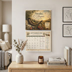 Biblical Hebrew Calendar 2026–2027 | Appointed Times & Feast Days Wall Calendar