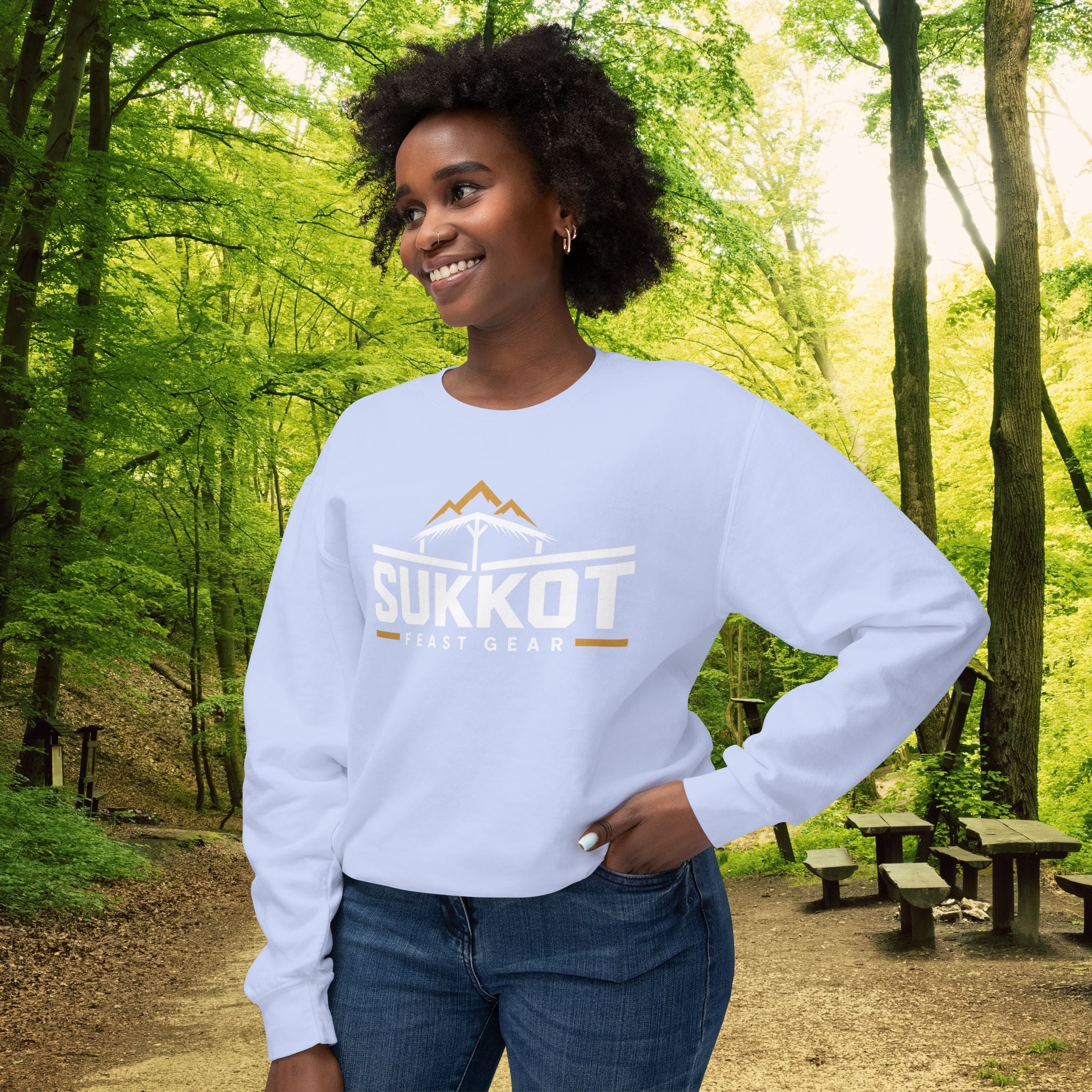 Sukkot Feast Gear Sweatshirt | Feast of Tabernacles Outdoor Crewneck