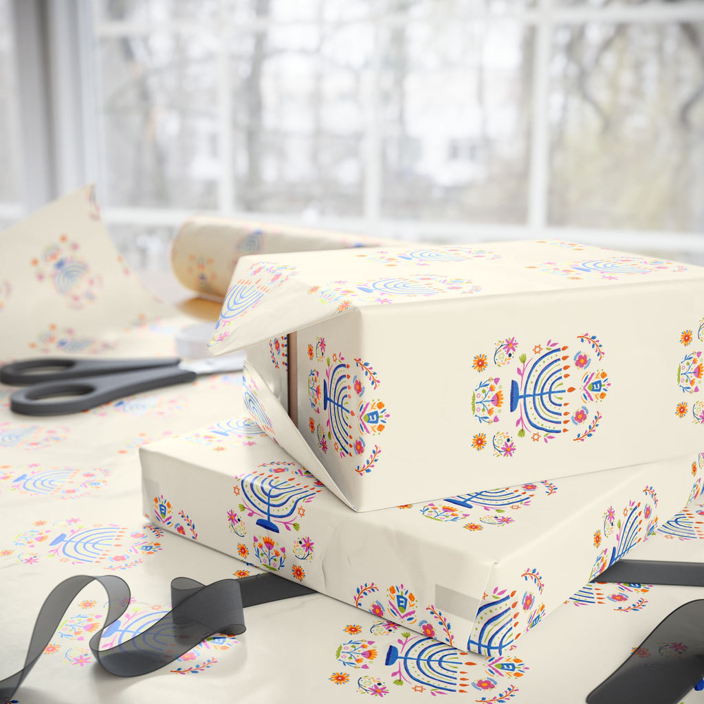 Menorah Wrapping Paper