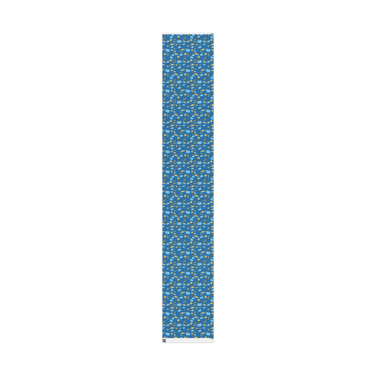 Gift Wrap with Scrolls, Challah, & Olive Branches | Judaica Wrapping Paper