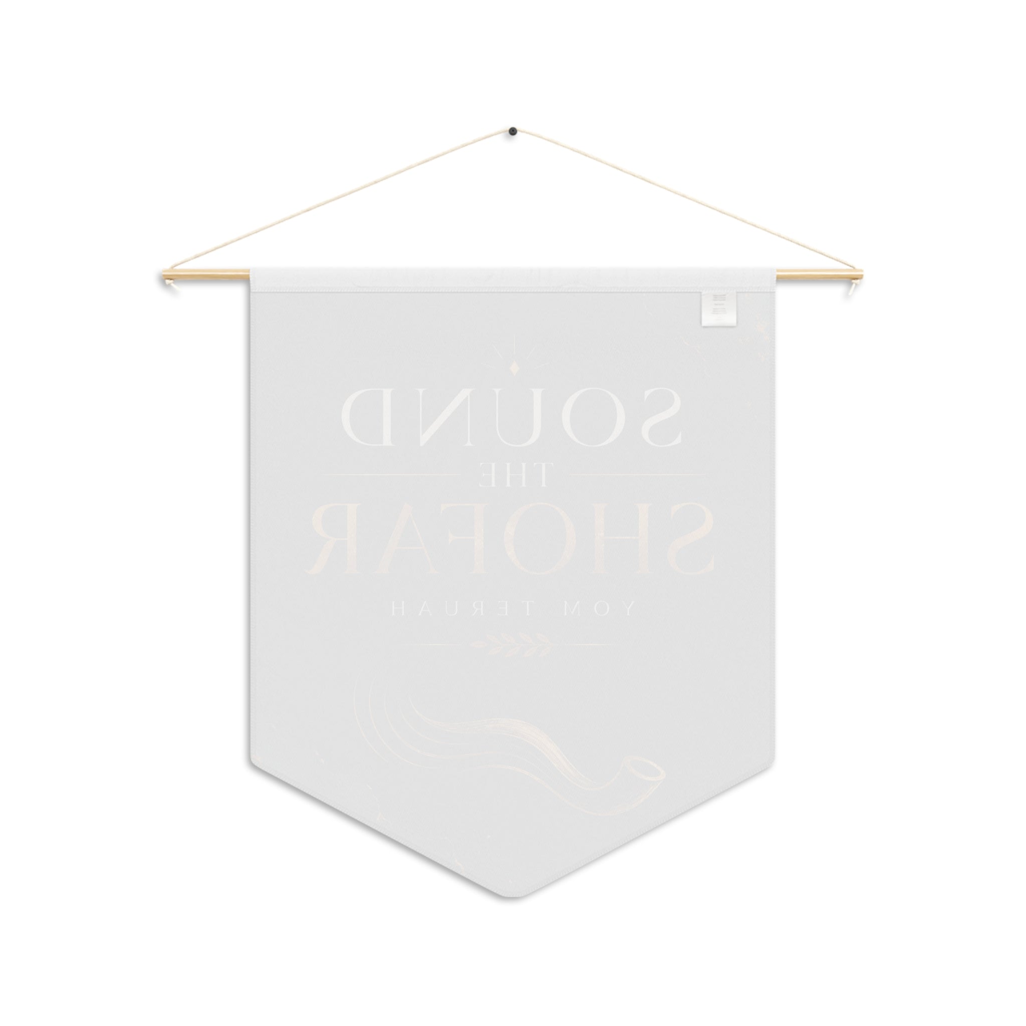 Sound the Shofar | Yom Teruah Wall Pennant