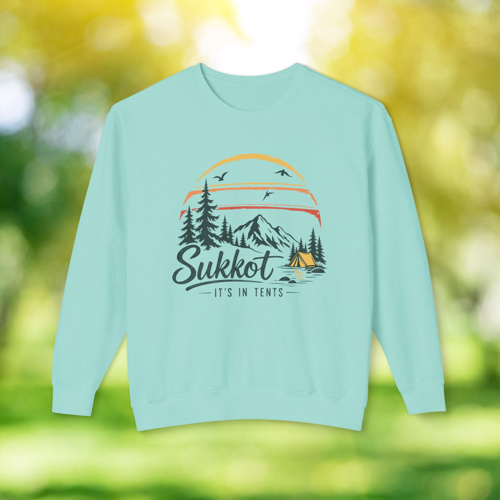 Sukkot It’s In Tents Sweatshirt | Feast of Tabernacles Camping Crewneck