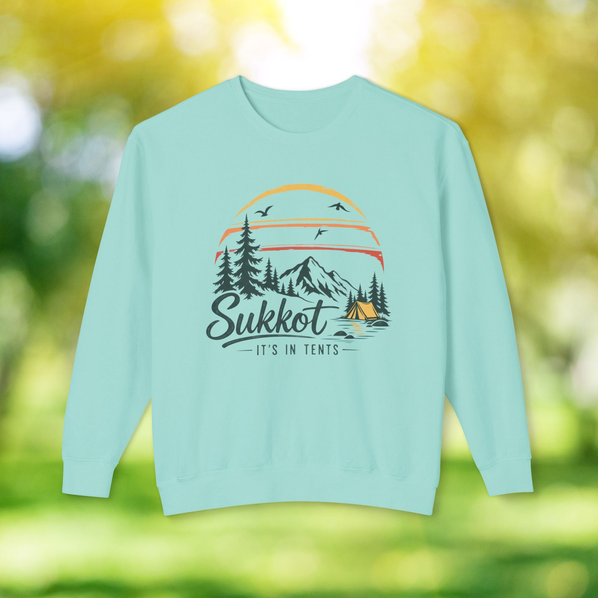 Sukkot It’s In Tents Sweatshirt | Feast of Tabernacles Camping Crewneck