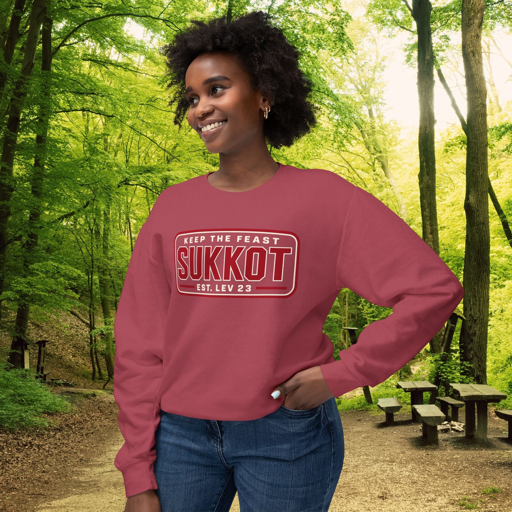 Keep the Feast Sukkot Sweatshirt | Leviticus 23 Feast of Tabernacles Crewneck