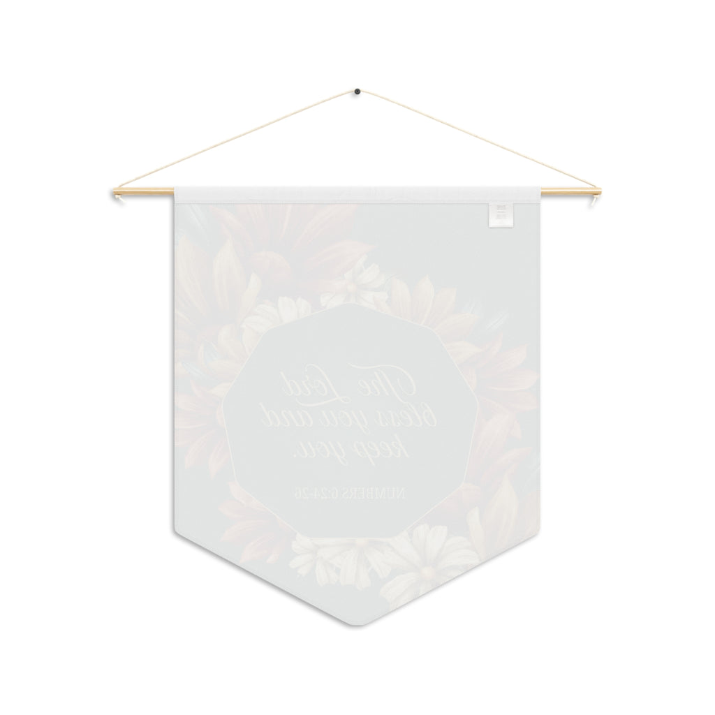 The LORD Bless You and Keep You | Numbers 6:24–26 Wall Pennant