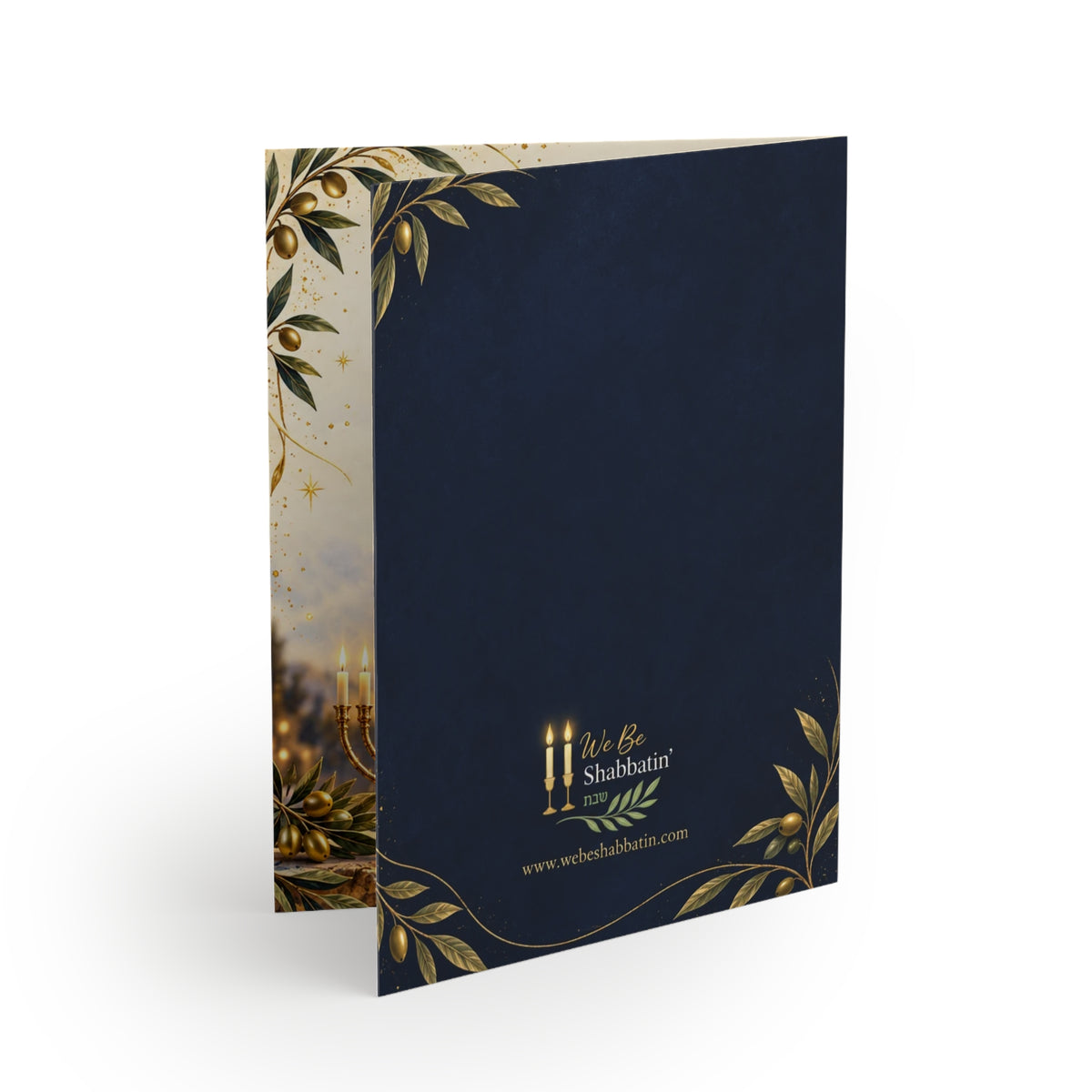 Messianic Hanukkah Card | Yeshua the Light of the World | Festival of Lights Greeting Card (8, 16, and 24 pcs)