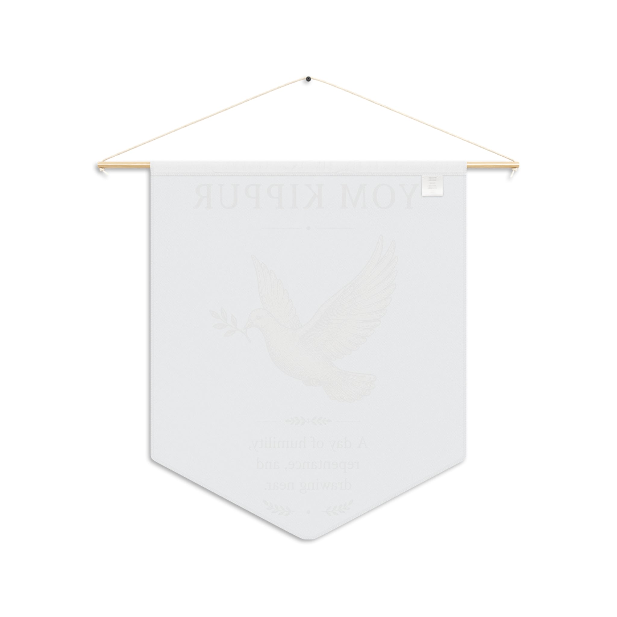 Yom Kippur Day of Atonement Wall Pennant
