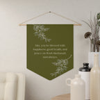 Rosh Hashanah Blessing | Olive Branch Wall Pennant