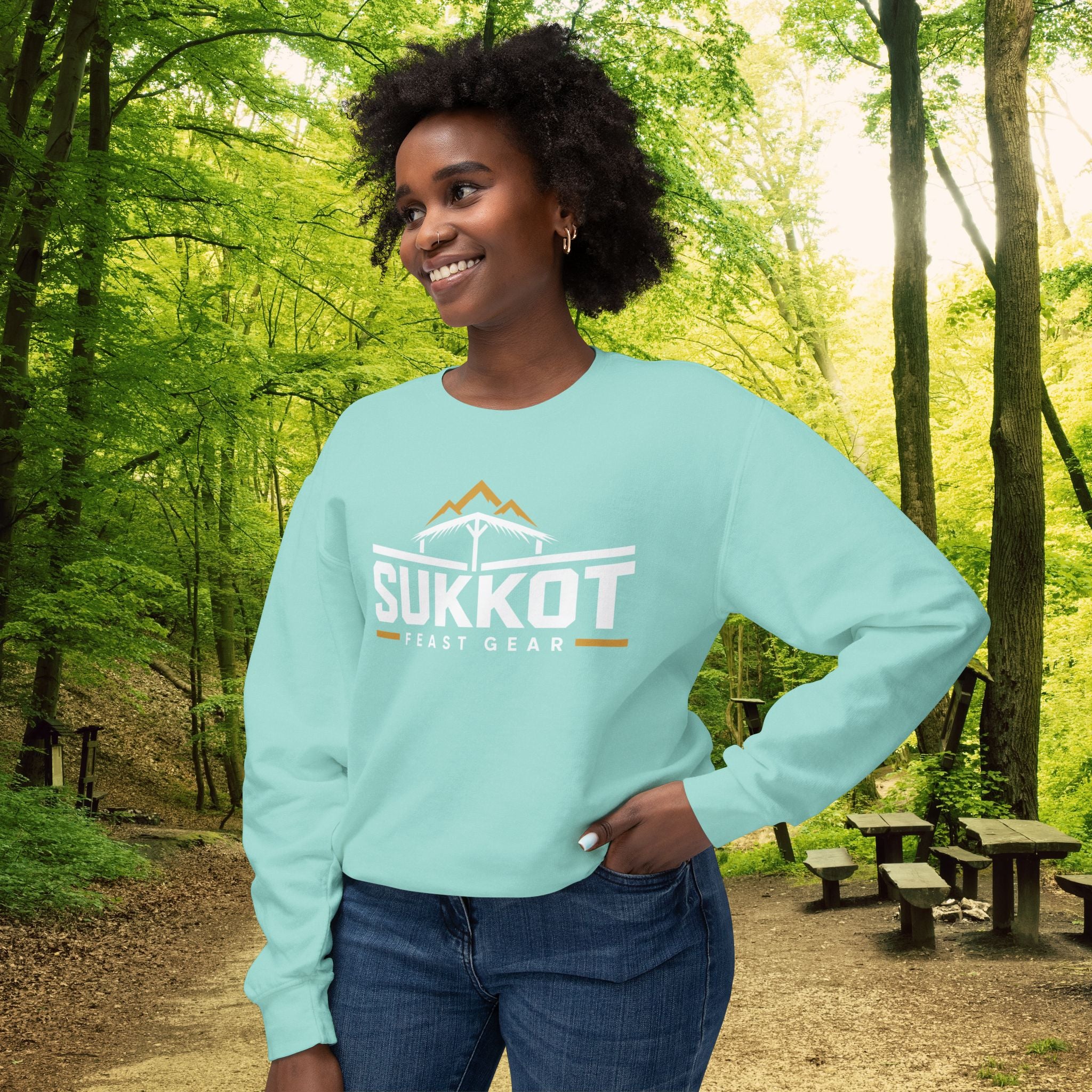 Sukkot Feast Gear Sweatshirt | Feast of Tabernacles Outdoor Crewneck