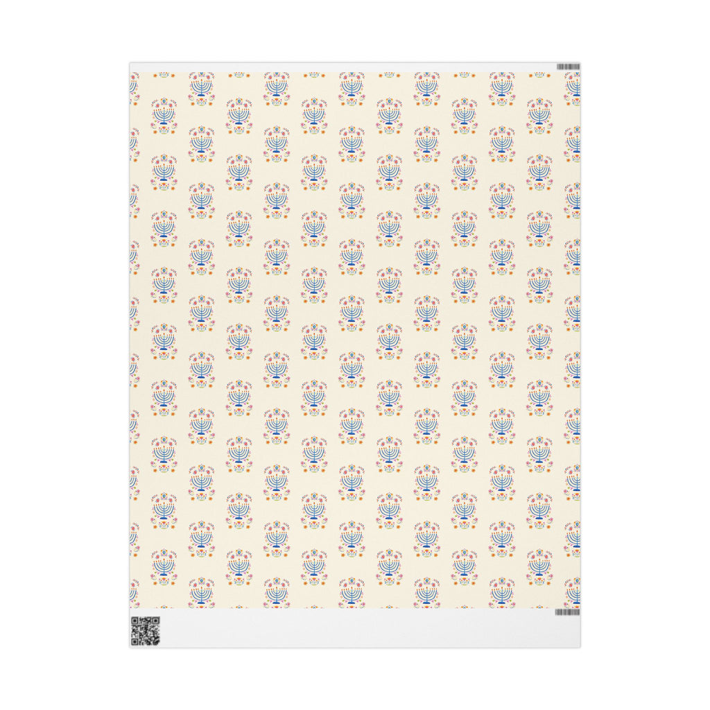 Menorah Wrapping Paper