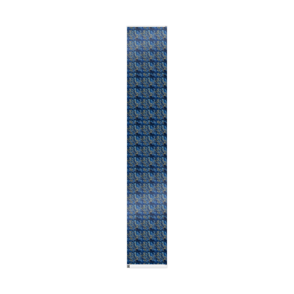Elegant Blue & Gold Judaica Gift Wrap