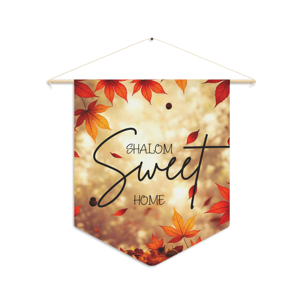 Shalom Sweet Home | Scripture-Inspired Wall Pennant