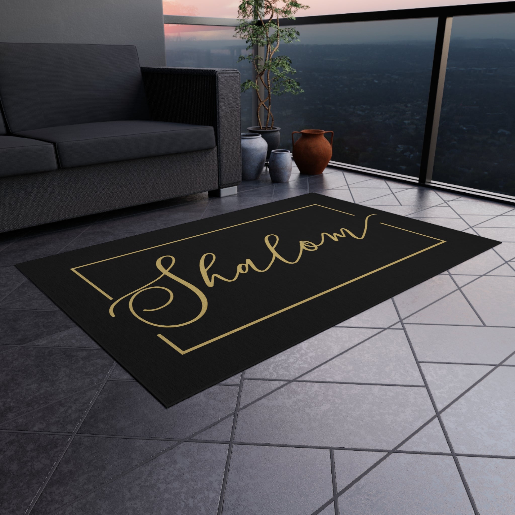 Elegant Shalom Entryway Rug