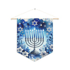 Hanukkah Menorah | Festival of Lights Wall Pennant