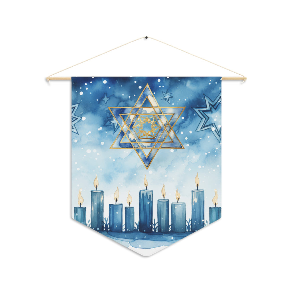 Festival of Lights | Hanukkah Wall Pennant