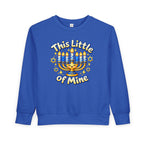 This Little Light of Mine Hanukkah Toddler Sweatshirt – Front & Back Menorah Pullover | I’m Gonna Let It Shine