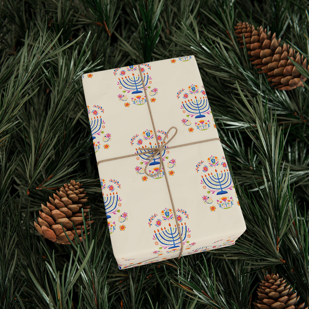 Menorah Wrapping Paper