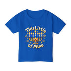 Toddler T‑Shirt — “This Little of Mine” Hanukkah Menorah Baby Tee (I’m Gonna Let It Shine!)
