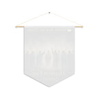 Written Not on Stone, Hearts of Fire | Shavuot Wall Pennant