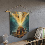 Happy Passover | Crossing the Red Sea Wall Pennant