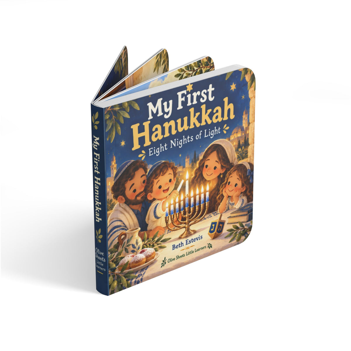 My First Hanukkah: Eight Nights of Light – Messianic Board Book for Toddlers Ages 1–4