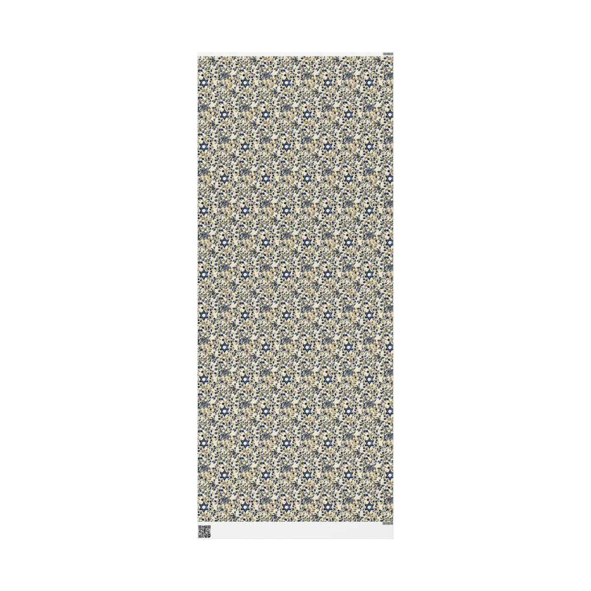 Floral Star of David Gift Wrap | Judaica Wrapping Paper