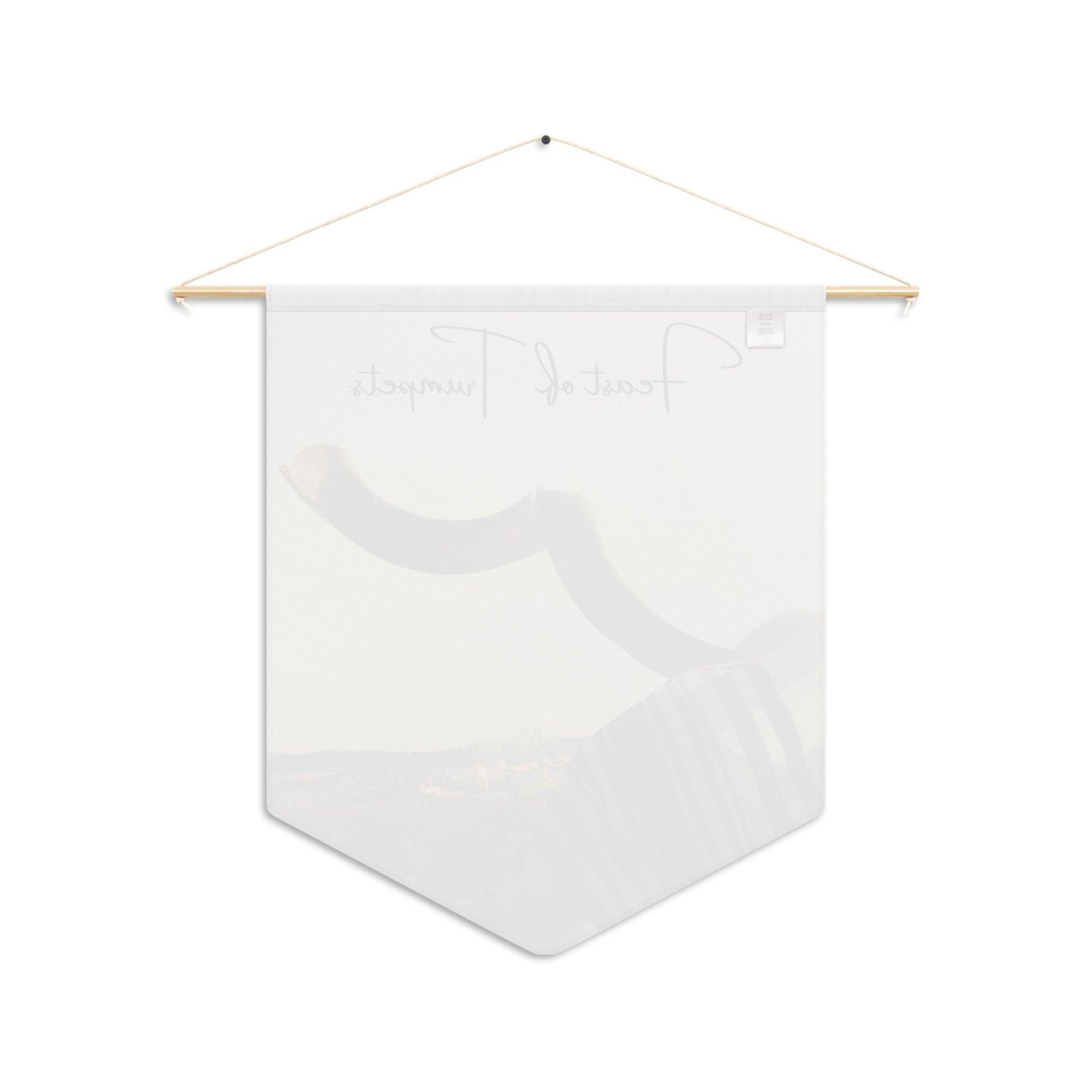 Feast of Trumpets Banner | Yom Teruah Wall Decor | Shofar Art