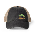 Sukkot – Women's Embroidered Ponytail Hat