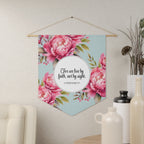We Live by Faith, Not by Sight | 2 Corinthians 5:7 Wall Pennant