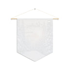 Shalom Snowy Pines Pennant | Winter Landscape Wall Banner