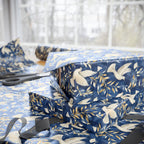 Peace Dove Wrapping Paper | Blue & Gold Judaica Gift Wrap