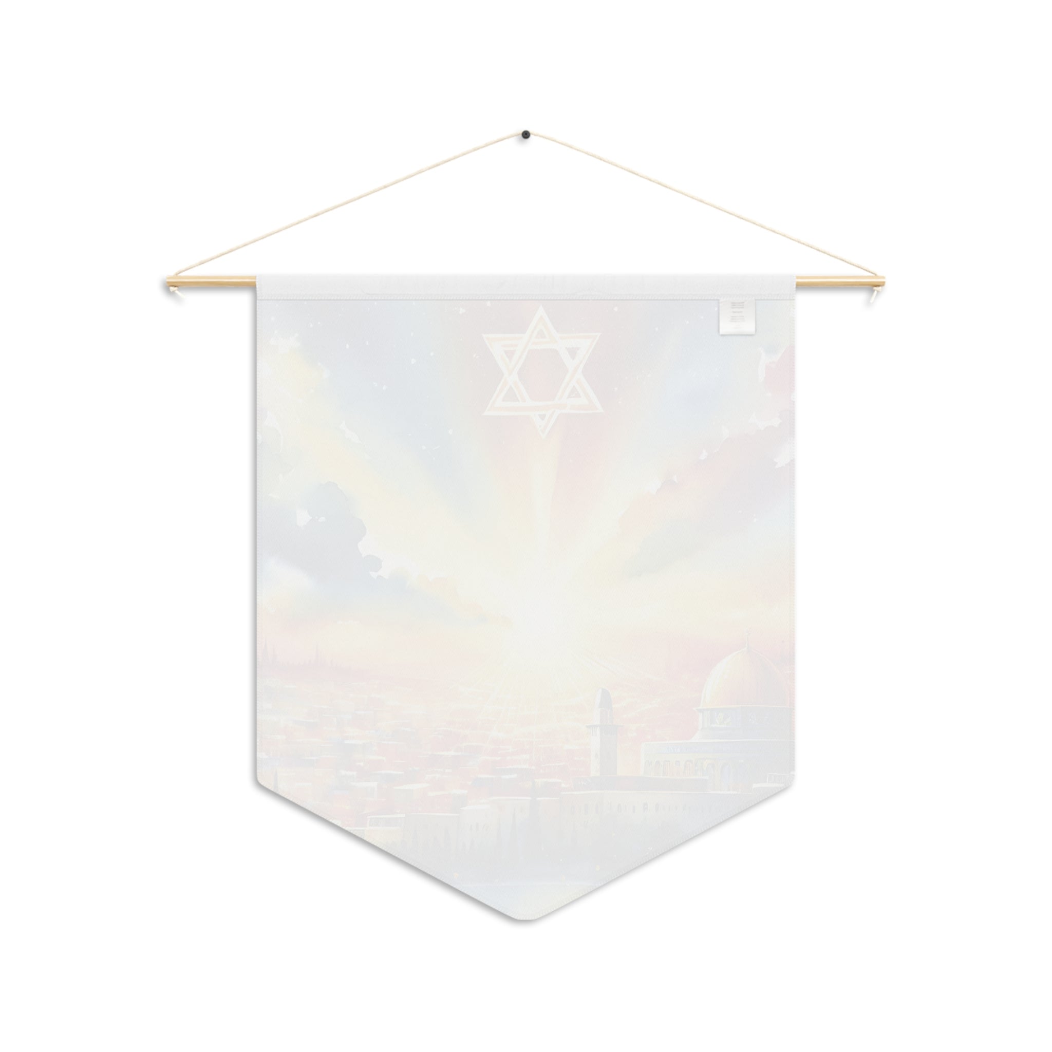 Light Over Jerusalem | Wall Pennant