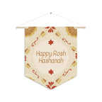 Happy Rosh Hashanah | Warm Folk Art Wall Pennant