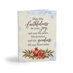 May His Faithfulness Be Your Joy Greeting Card | Faith-Based Encouragement Card (8, 16, and 24 pcs)