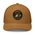 Men’s Sukkot Dwell with Him Hat | Embroidered Trucker Cap | Feast of Tabernacles Outdoor Apparel