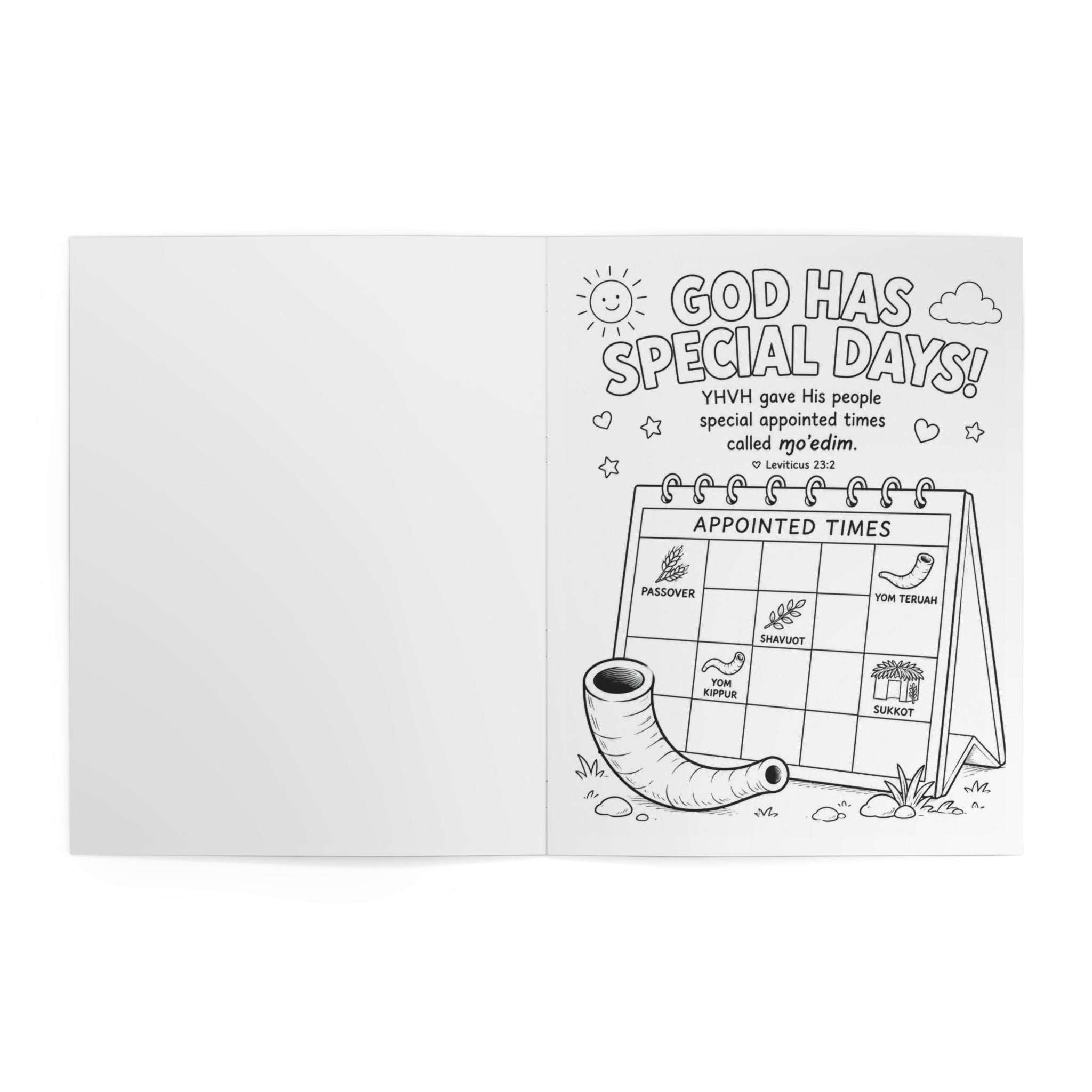 Hear the Trumpet! | Yom Teruah Coloring & Learning Book for Kids