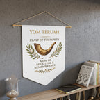 Yom Teruah | Feast of Trumpets Shofar Wall Pennant