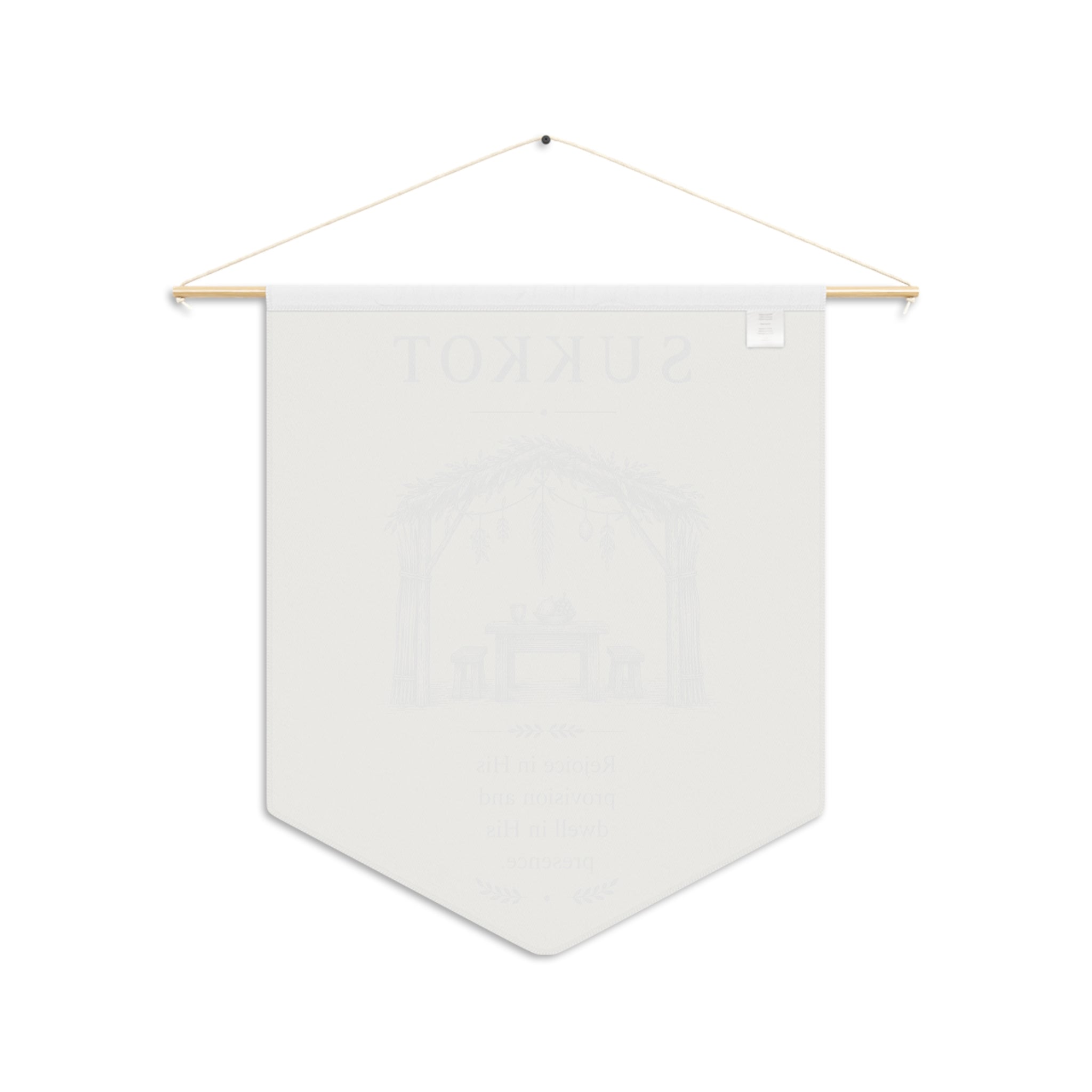 Sukkot Feast of Tabernacles Wall Pennant