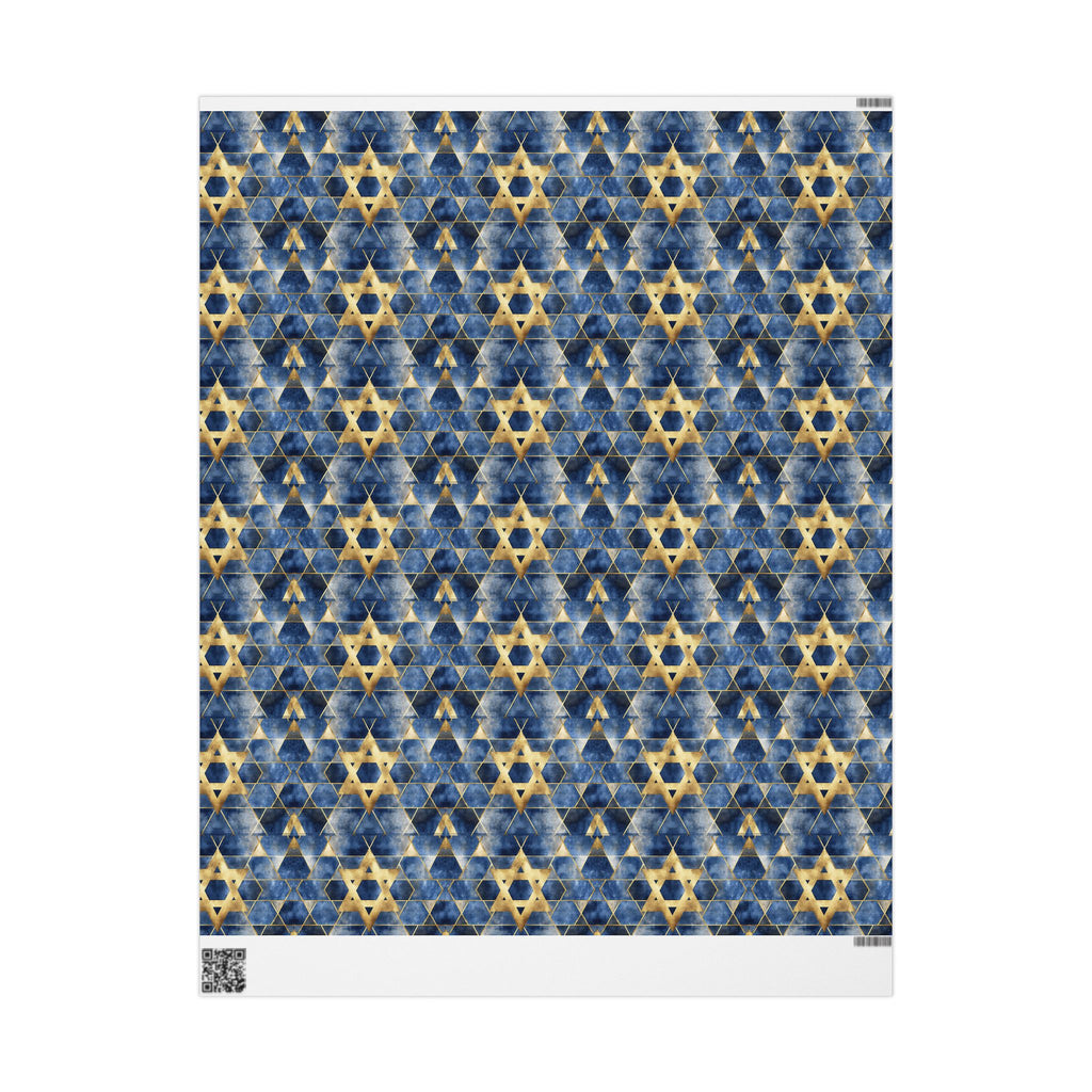 Judaica Holiday Gift Wrap  - Star of David Gift Wrapping Paper