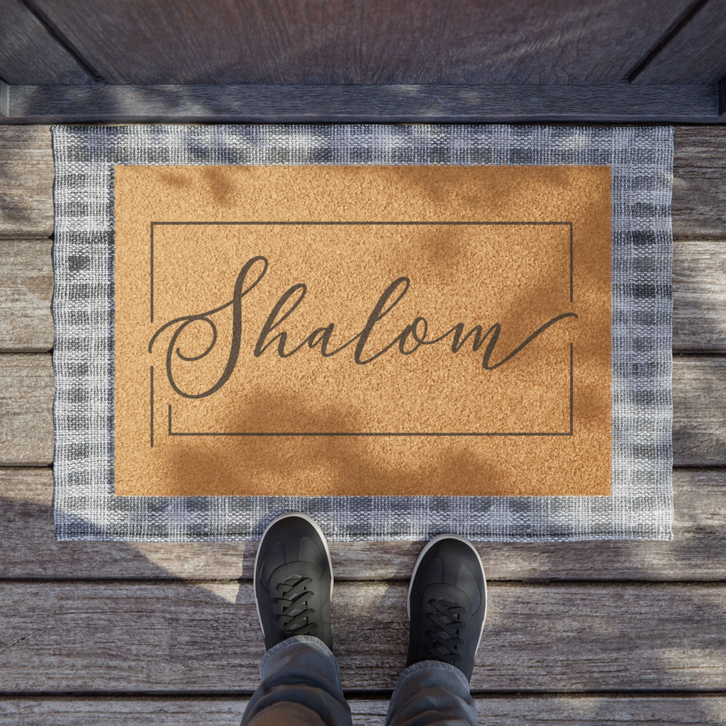 Welcoming Shalom Doormat