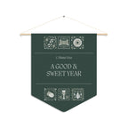A Good & Sweet Year | L’Shana Tova Wall Pennant