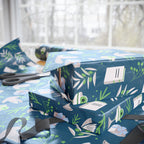 Dove & Olive Branch Gift Wrap with Torah Scrolls | Bar Mitzvah, Bat Mitzvah, Wedding, Holiday Gift Wrap